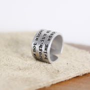 Being Tough Inspiration Ring