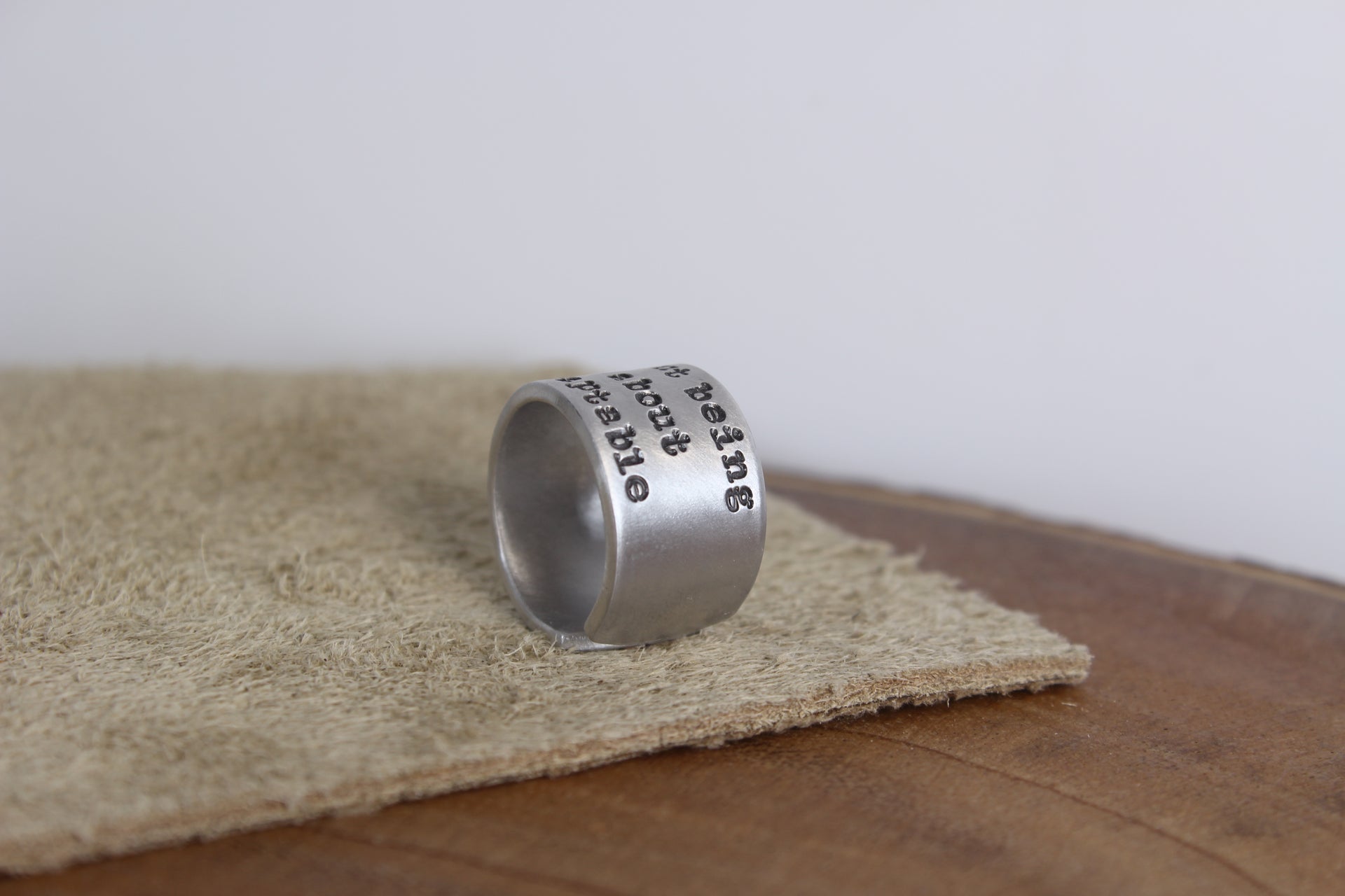 Being Tough Inspiration Ring