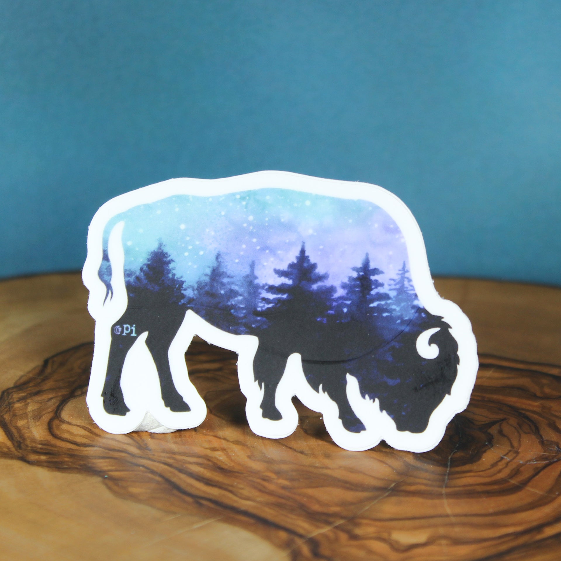 Bison Nature Sticker