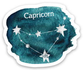 Capricorn Zodiac Sticker