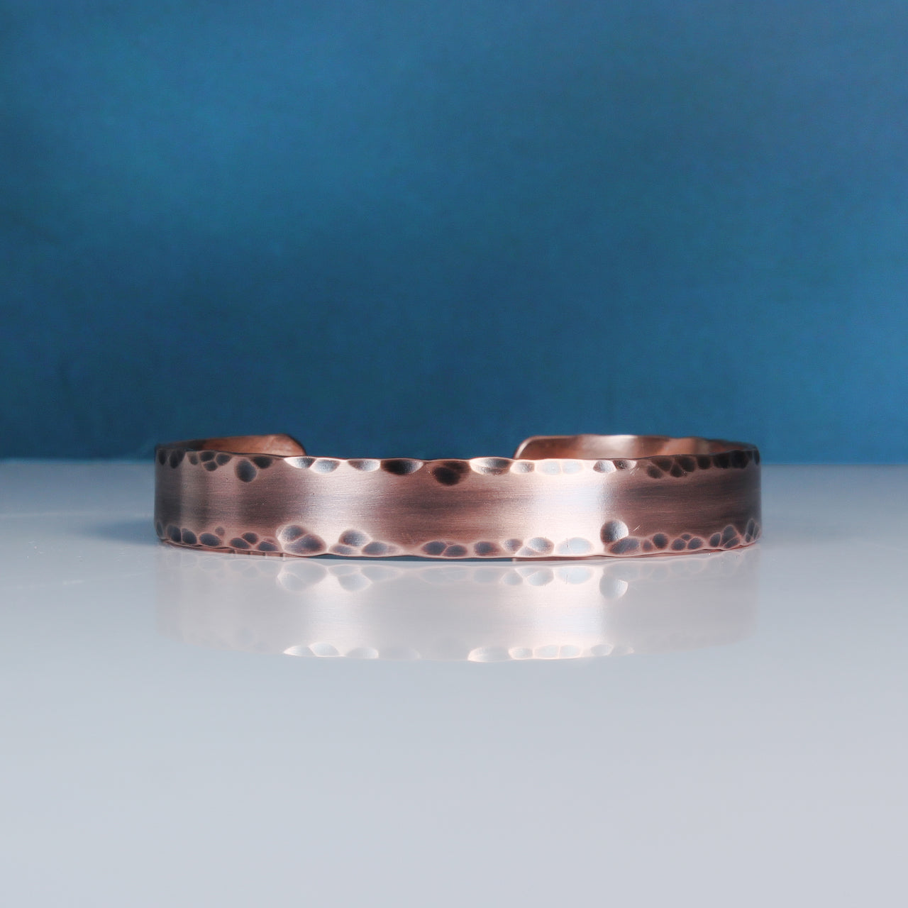 Distressed Copper Cuff 3/8"