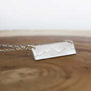 Fine Silver Mountain Necklace