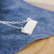 Fine Silver Mountain Necklace