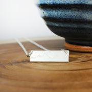 Fine Silver Mountain Necklace