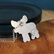 Silver Moose Pendant 