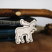 Silver Moose Pendant 