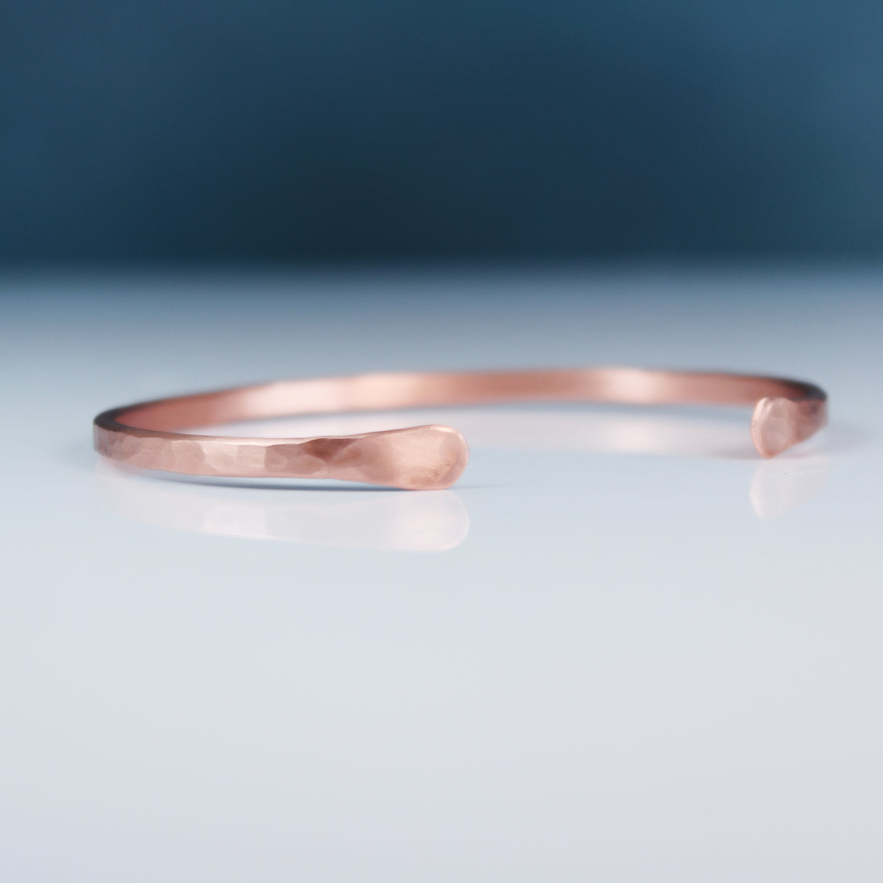 Hammered Copper Cuff Bracelet