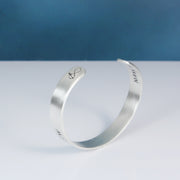 Wide Silver Coordinate Cuff