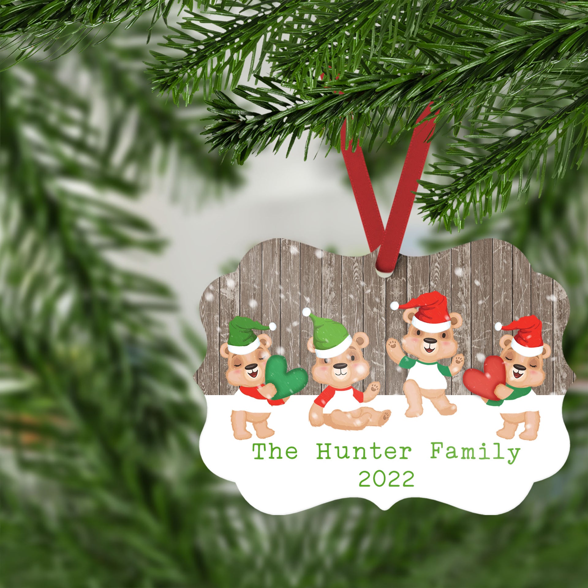 Bear Family Ornament 