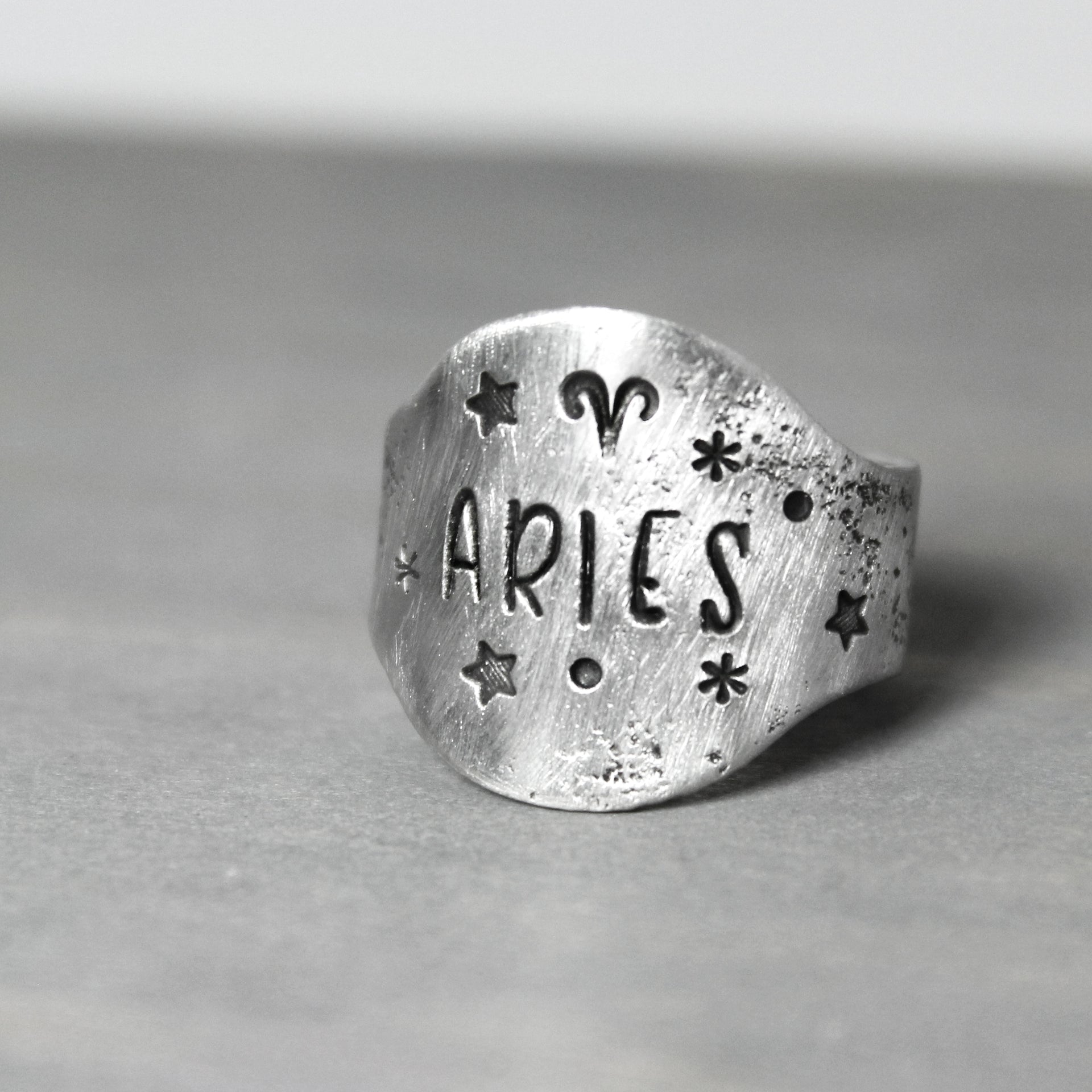 Aries Zodiac Ring 