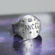 Cancer Zodiac Ring 