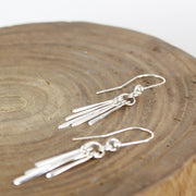 Silver Fray Earrings 