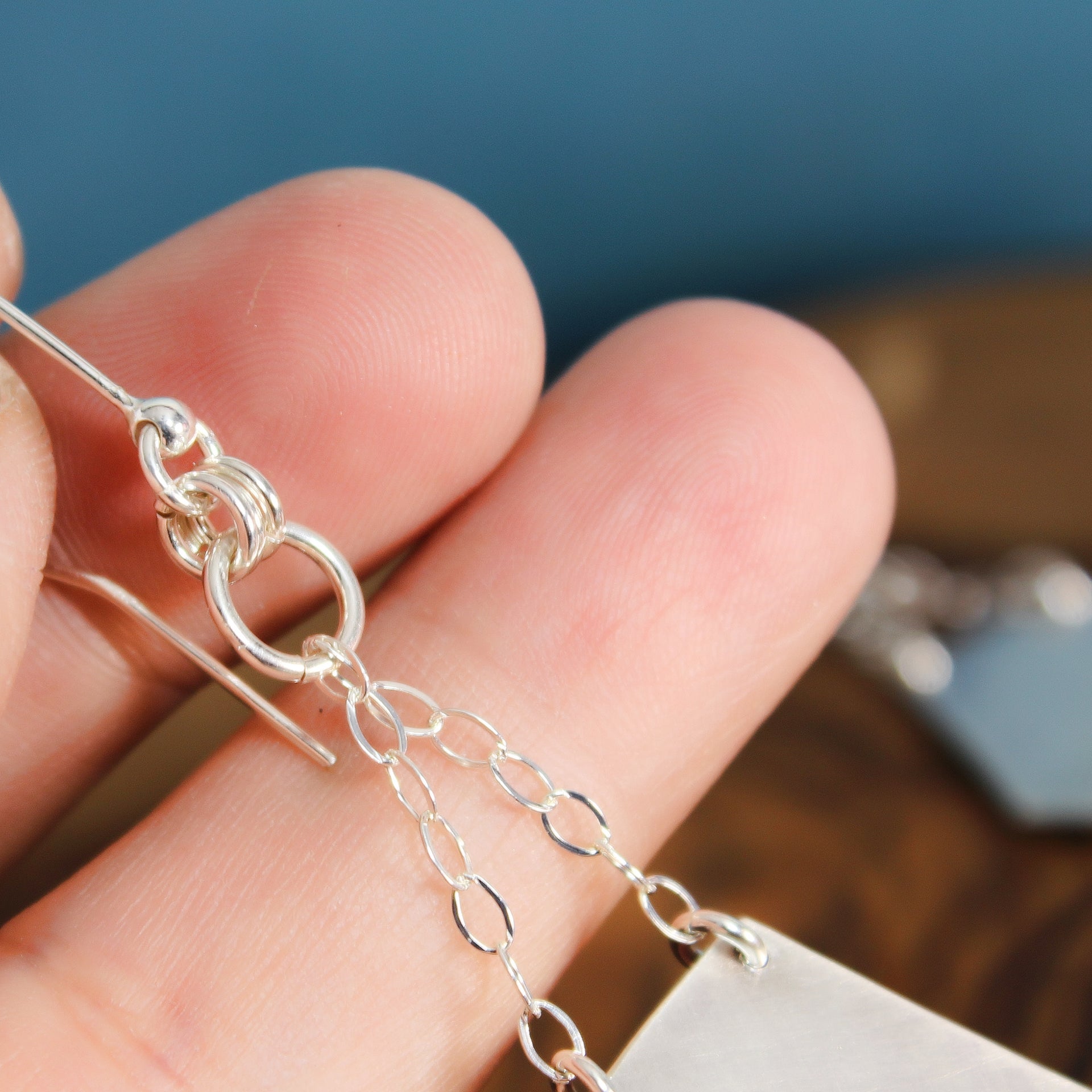 Silver & Gold Geometric Earrings 