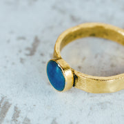 Lapis Lazuli Ring Gold 