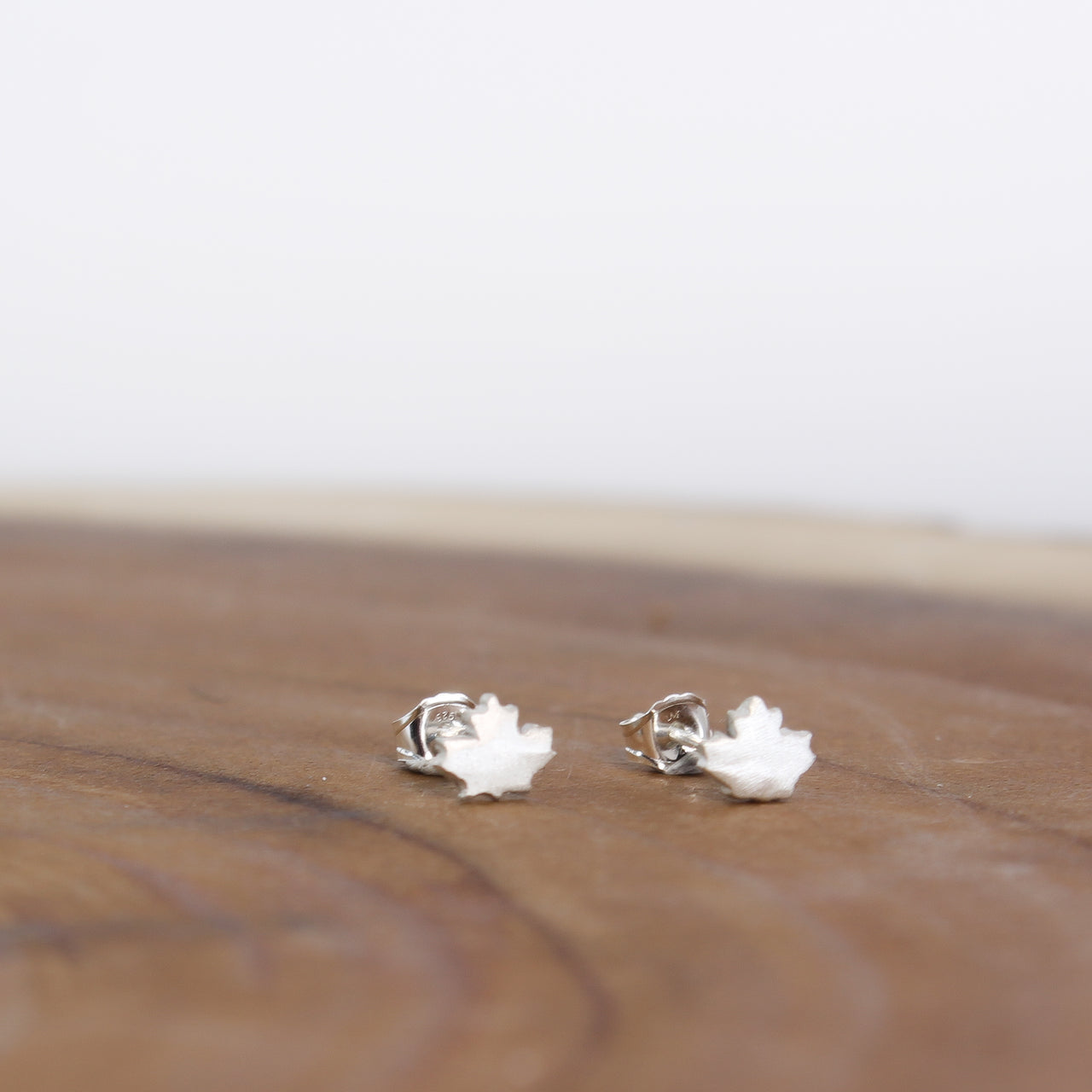 Halloween Maple Leaf Earrings 