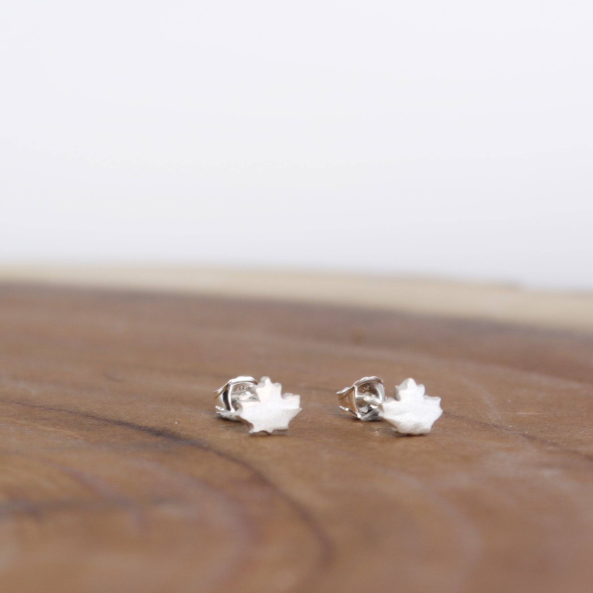 Halloween Maple Leaf Earrings 