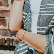 Hammered Gold Cuff 