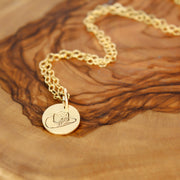 Hat Necklace Gold 