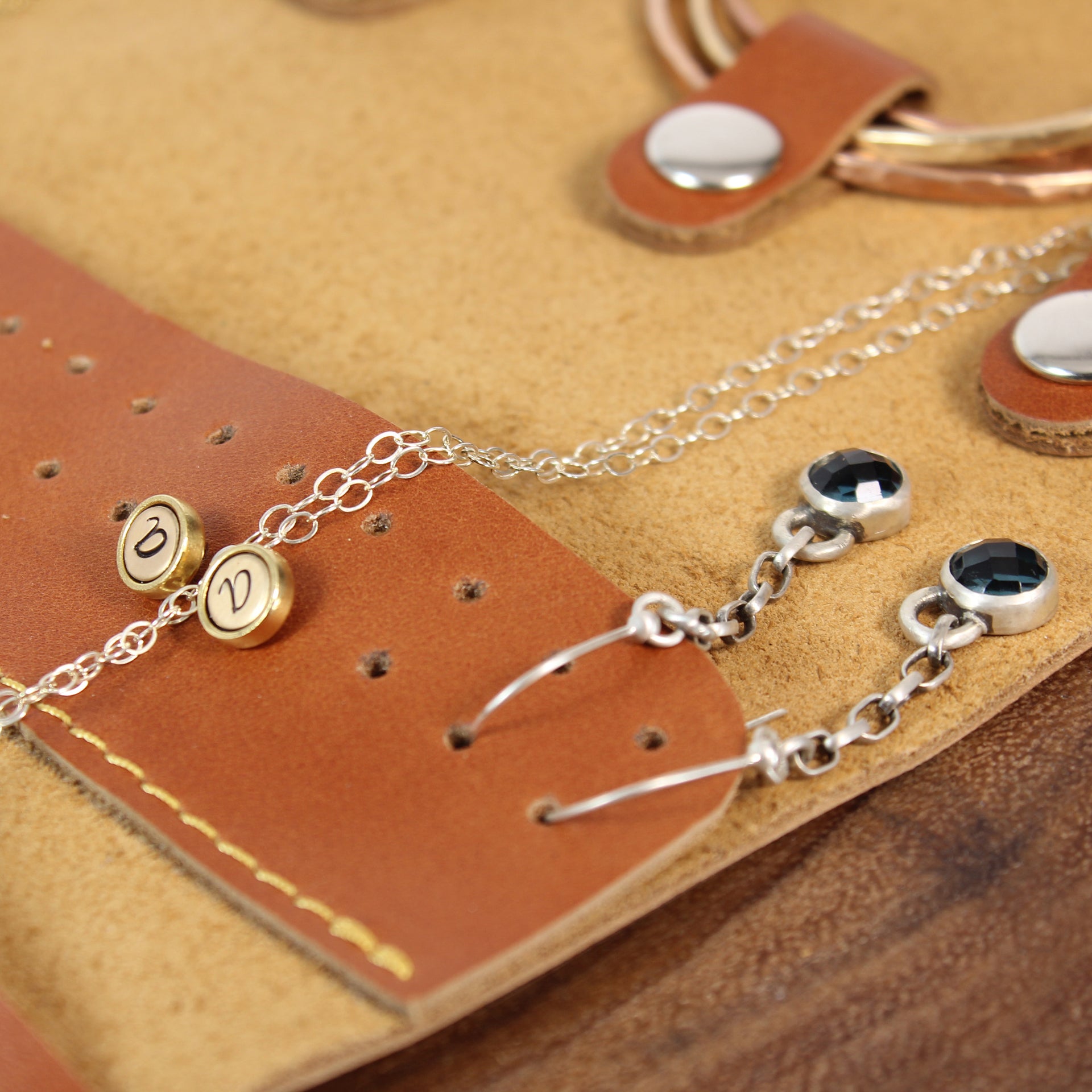 Leather Jewelry Organizer 