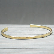 Hammered Gold Cuff 