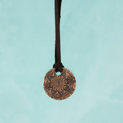 Copper Mandala Necklace 