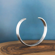 Silver Moon Phase Cuff 