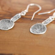 Long Silver Earrings 