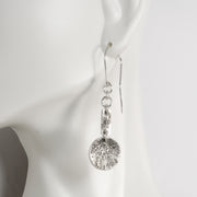 Long Silver Earrings 