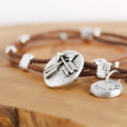 Leather Arrow Bracelet 