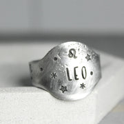 Leo Zodiac Ring 