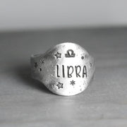 Libra Zodiac Ring 