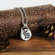 Pebble Moose Pendant 