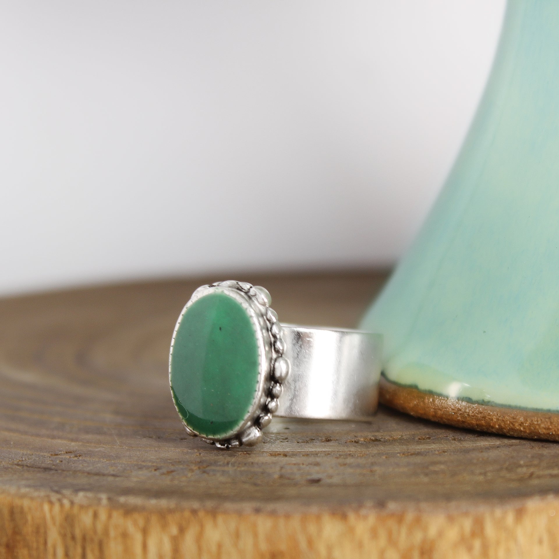 Large Malachite Ring 