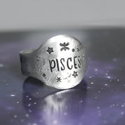 Pisces Zodiac Ring 