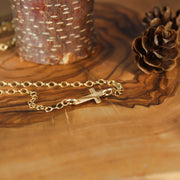 Gold Cross Necklace 