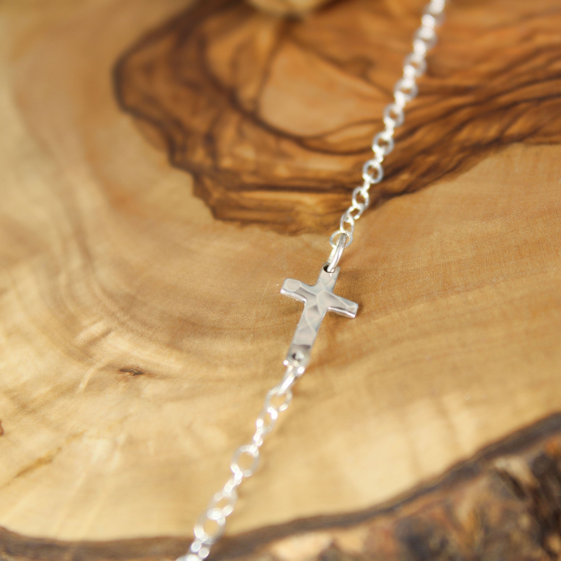 Silver Cross Necklace 