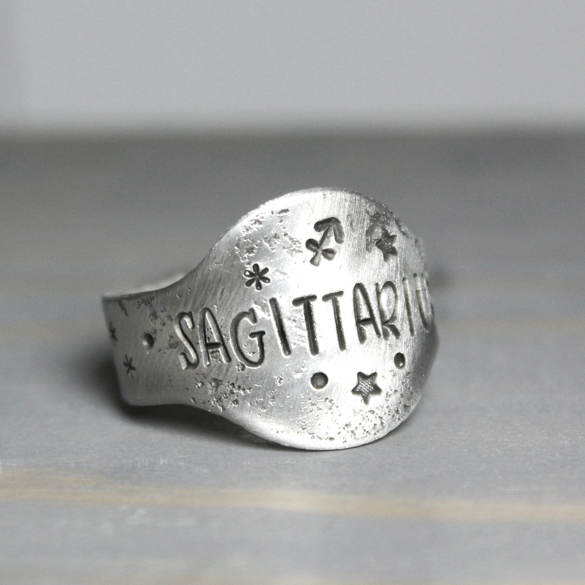 Sagittarius Zodiac Ring 