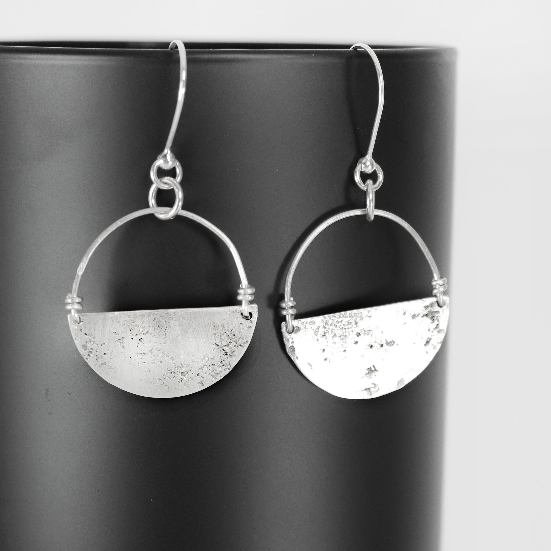 Horizon Sterling Silver Hoop Earrings 