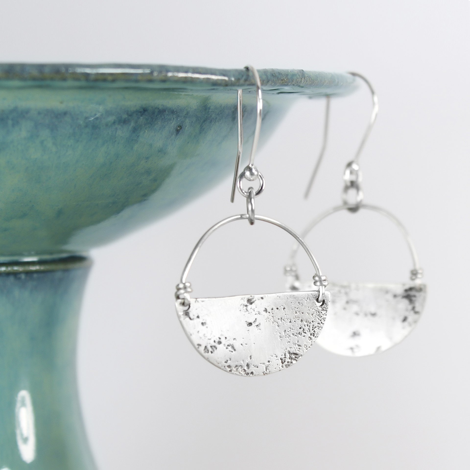 Horizon Sterling Silver Hoop Earrings 