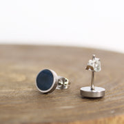 Blue Azurite Earrings 