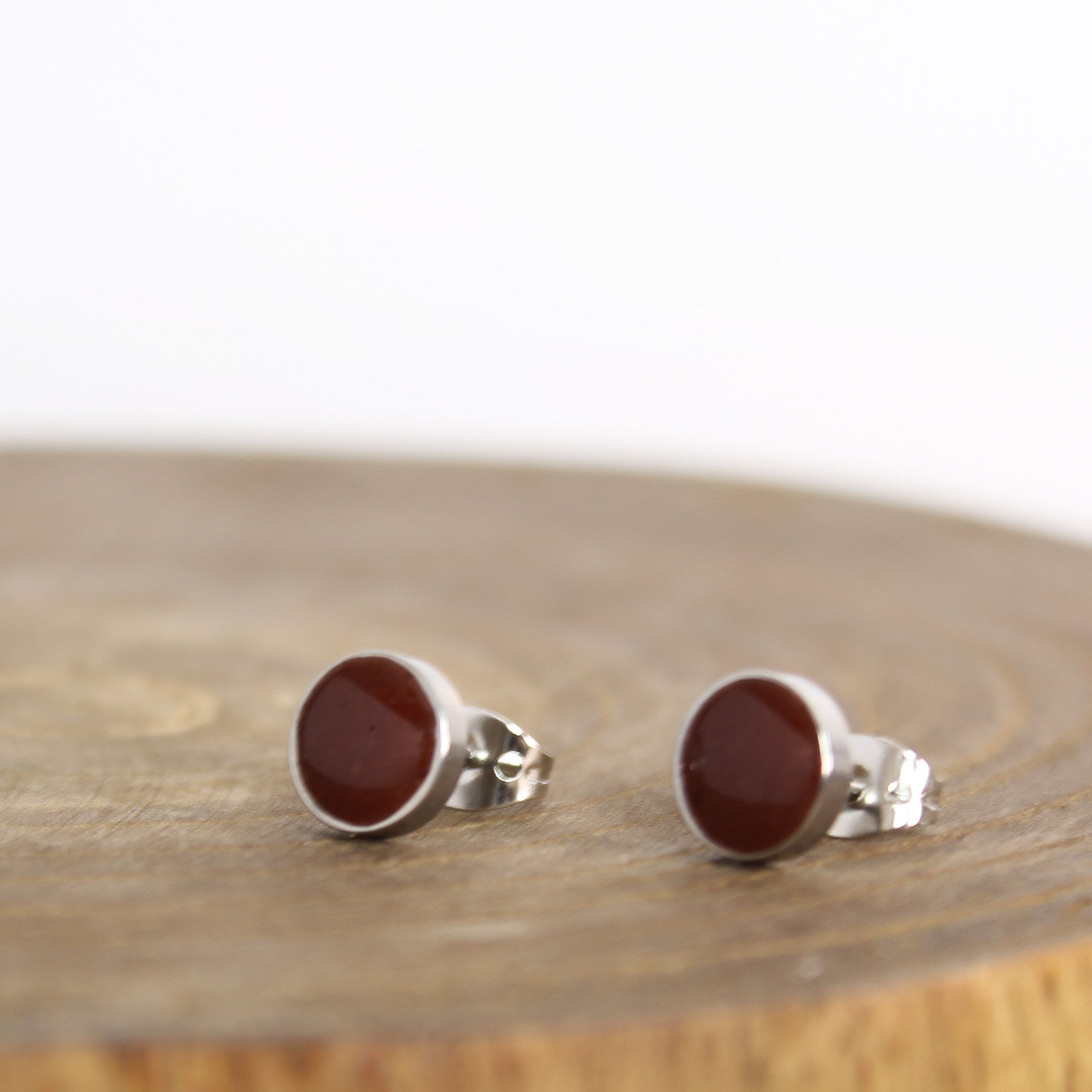 Red Hematite Earrings 