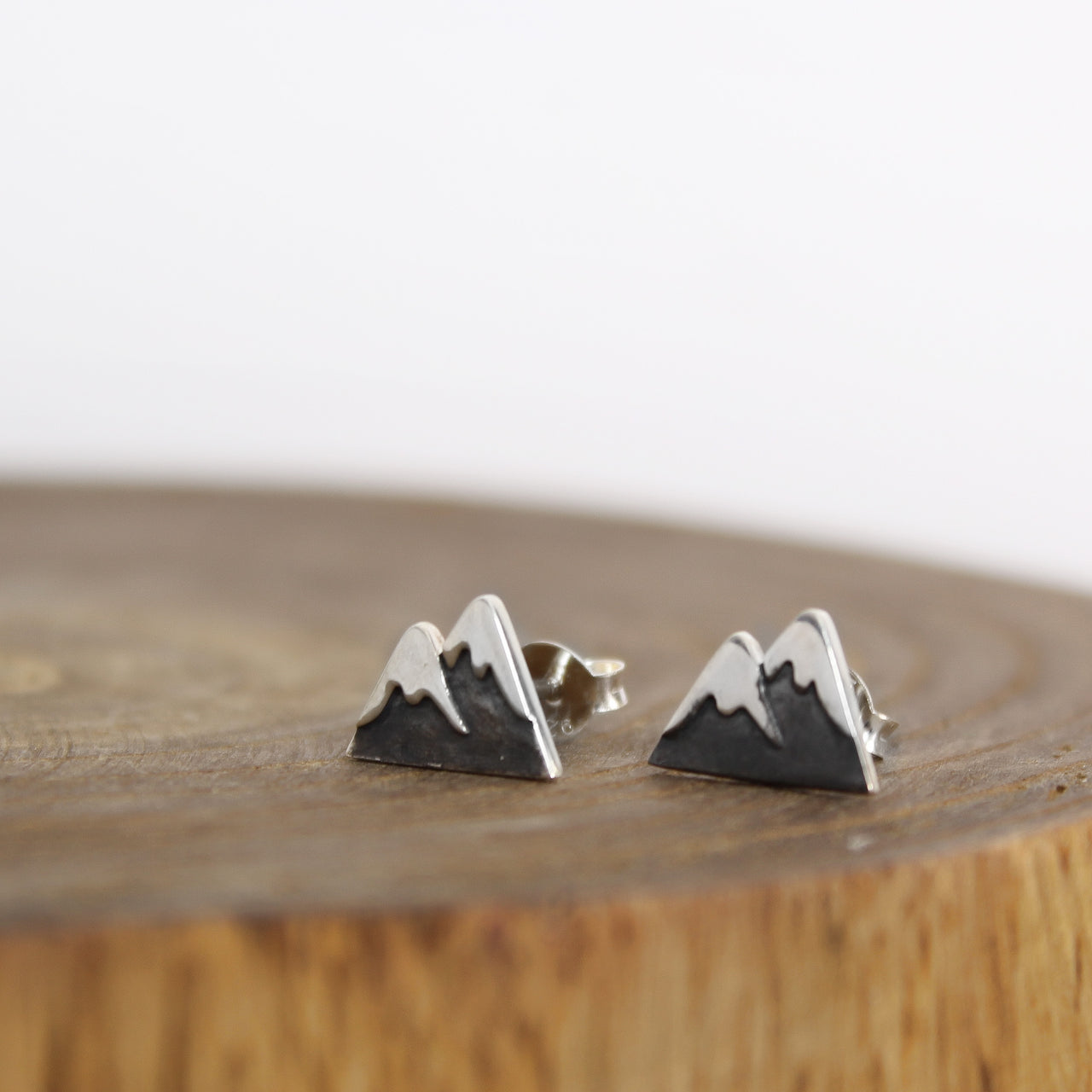 Silver Mountain Earrings 