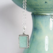 Rectangle Turquoise Necklace 