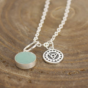 Turquoise Throat Chakra Necklace 