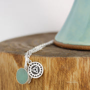 Turquoise Throat Chakra Necklace 