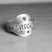 Virgo Zodiac Ring 