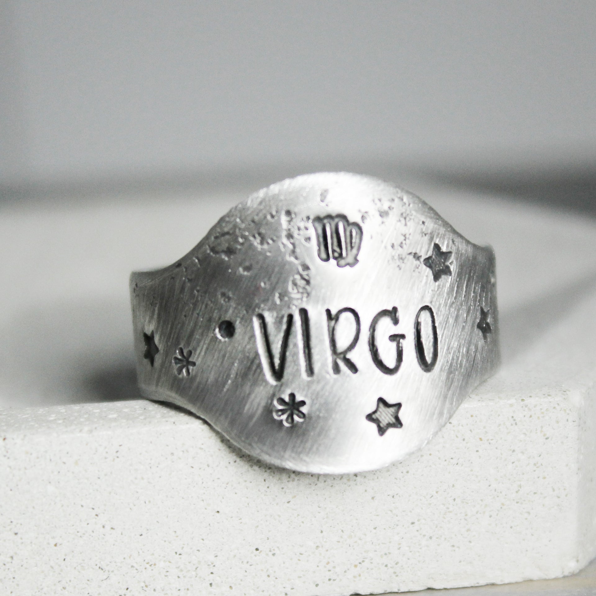 Virgo Zodiac Ring 