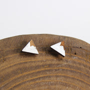 Wood Mountain Earrings Silver 