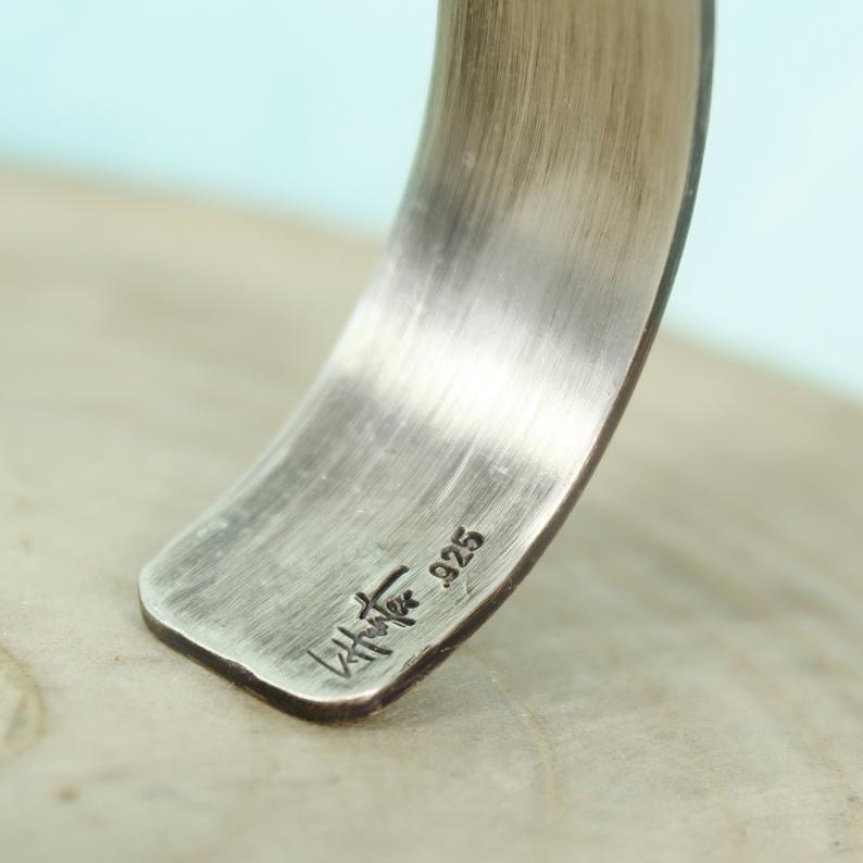 Men's silver Cuff 1/2" 